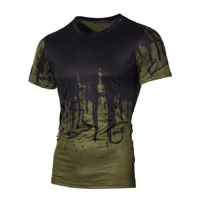 Мужская футболка премиум-качества, облегающая, повседневная, для лета и спортивных мероприятий