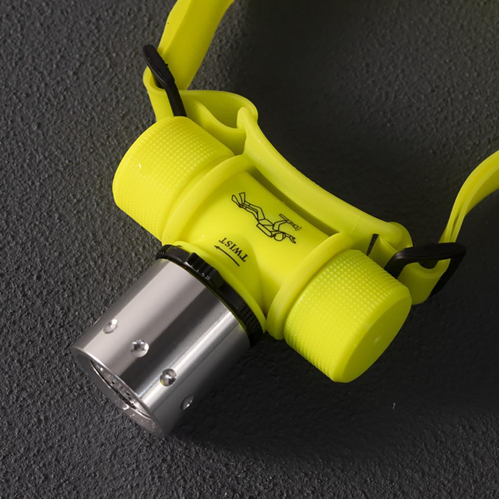 Водонепроницаемый налобный фонарь для дайвинга с мощным магнитным переключателем, супер яркий фонарь T6 с креплением на голову и длительным сроком службы