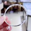 Zuyin 999 Pure Silver Bamboo Bracelet for Women Pure Silver Youth Personalized Bamboo News Safe Pattern Solid Push Pull Bracelet