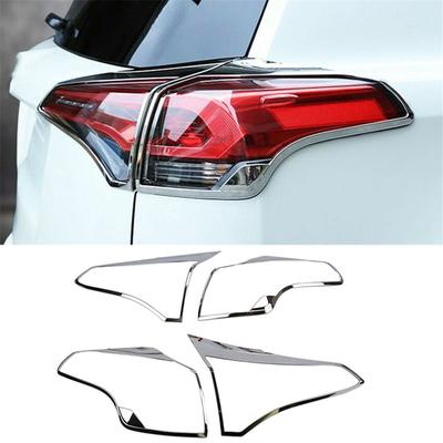 Хромированные накладки на задние фонари, 4 шт., для Toyota RAV4 2016-2018
