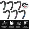 2Pcs Road Bike Handlebar Tape Anti-Slip Composite Leather Shock-proof Handle Bar Tape with Bar End Anti-Vibration Wrap Tape