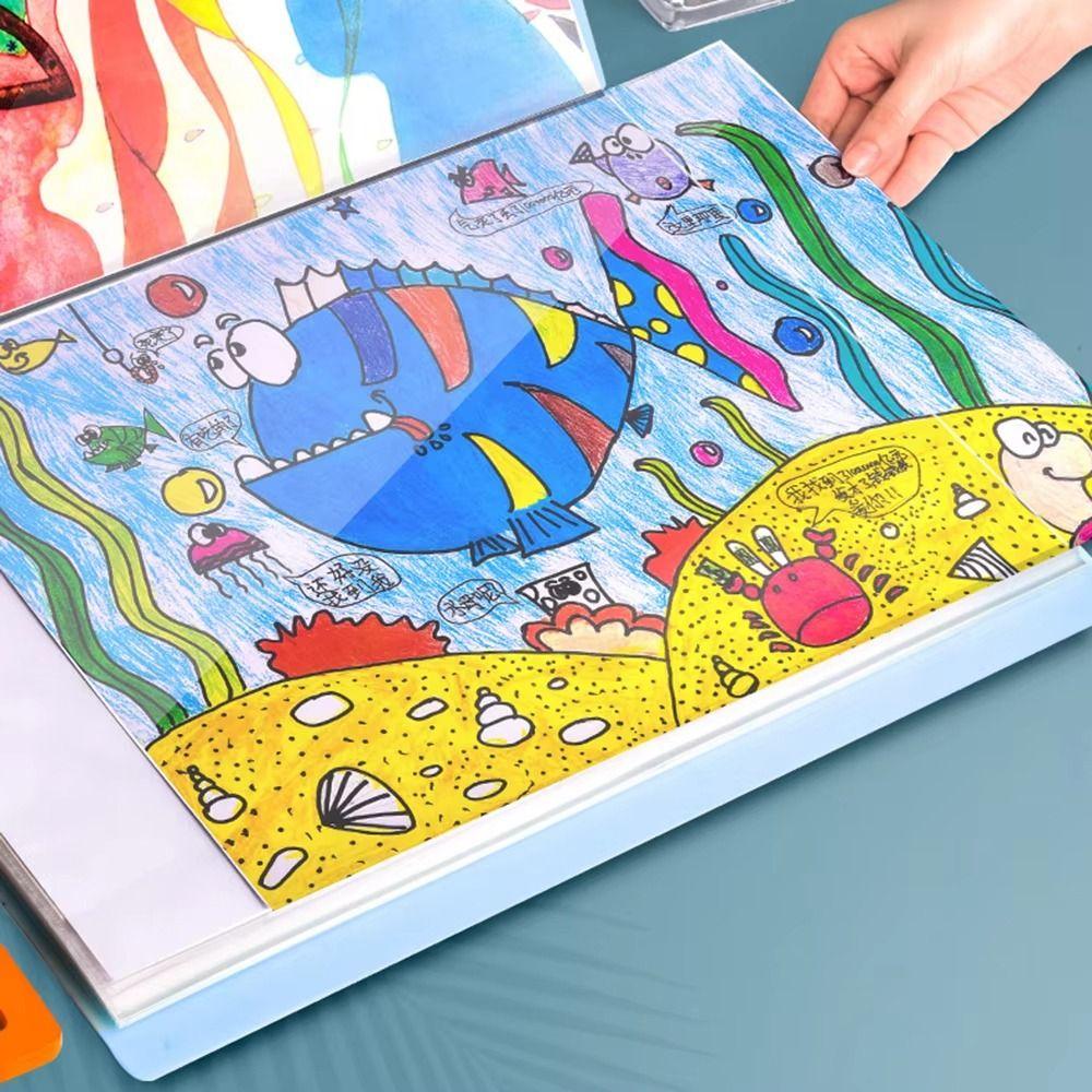 1Pcs A3/8K Photo Album Folder Diamond Painting Stationery Tool Presentation Portfolio School Office
