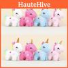 Adorable Unicorn Plush Keychain Cute Stuffed Animal Wedding Gift Bag Charm