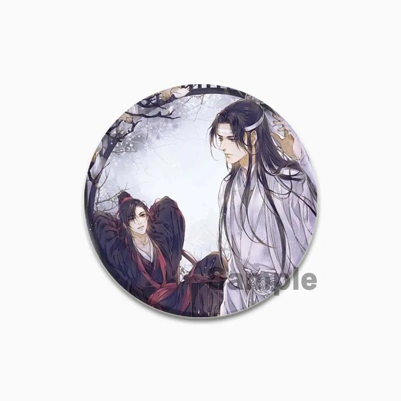 32/44/58mm Mo Dao Zu Shi Badge Anime Cartoon Brooches Cosplay Cute Rabbit Enamel Pins for Clothes Backpack Hat Collar Jewelry Accessories