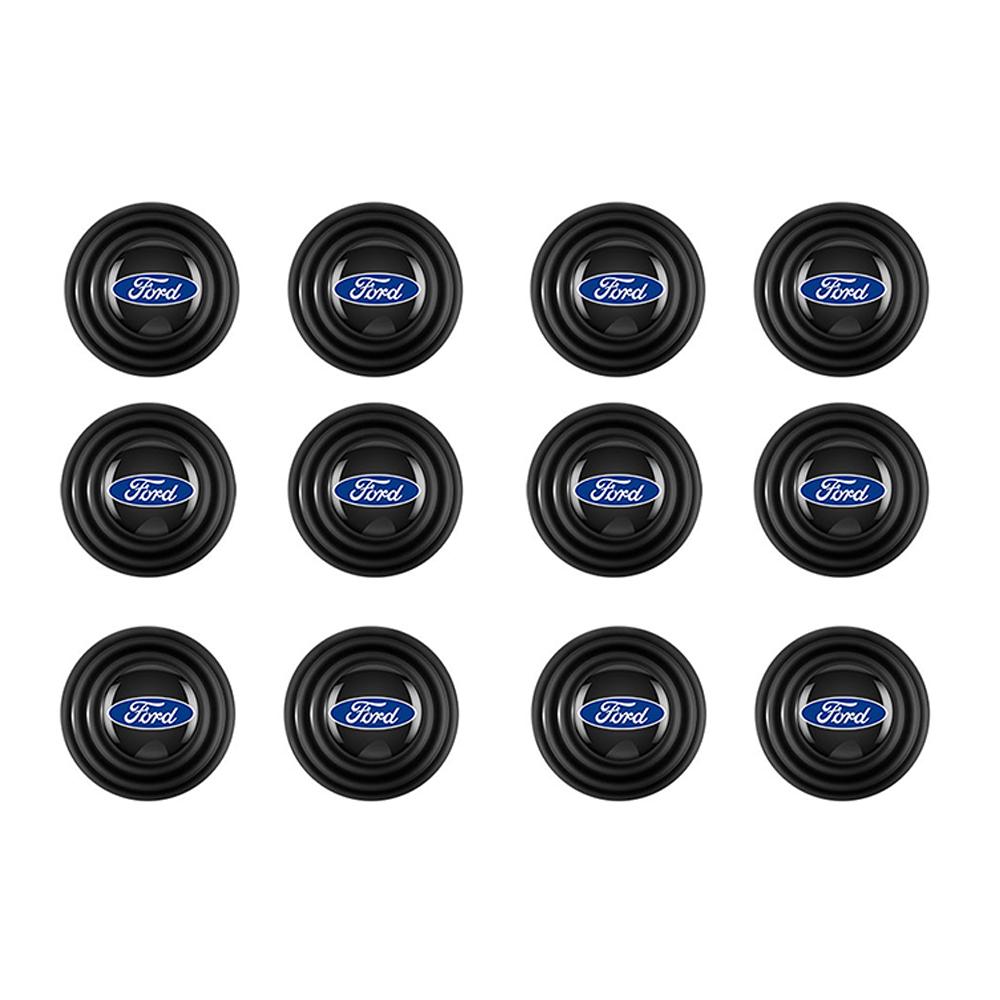 4/8/12pcs Car Door Hood Trunk Shock Absorber Cushion Pad Center Cover For Ford 2 Focus Ranger Mustang Fiesta Kuga Escape Mondeo WM9