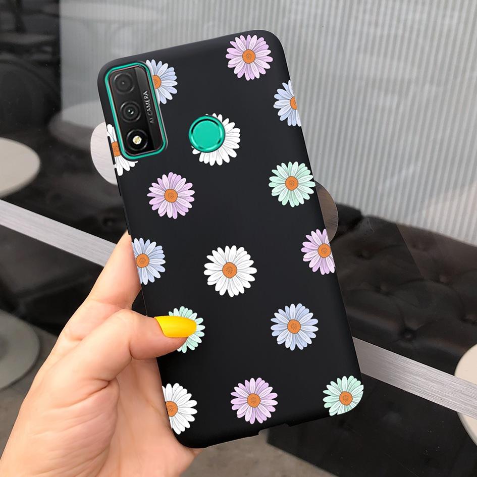 For Funda Huawei P Smart 2020 Case Coque Popular Lavender Flower Phone Case For Huawei P Smart 2020 6.21" Soft Shockproof Bumper