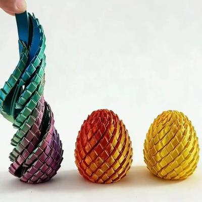 3D-печатное спиральное яйцо дракона, игрушка-антистресс для снятия напряжения, сенсорный декор для стола, креативный подарок для снятия тревоги