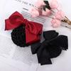Hotel Bowknot Nurse Female Hairgrips Cover Net Women Spring Clip Korean Bun Snood Ponytail Clip