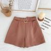 WTEMPO Summer Women's Chiffon Shorts Fashion High Waist Loose Shorts Wide Leg Shorts Casual Shorts Suit Shorts