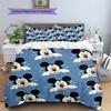 Fun and Quirky Mickey Mouse Themed Print Bedding Set, Comfortable and Warm, The Perfect Choice To Decorate A Child's Bedroom.