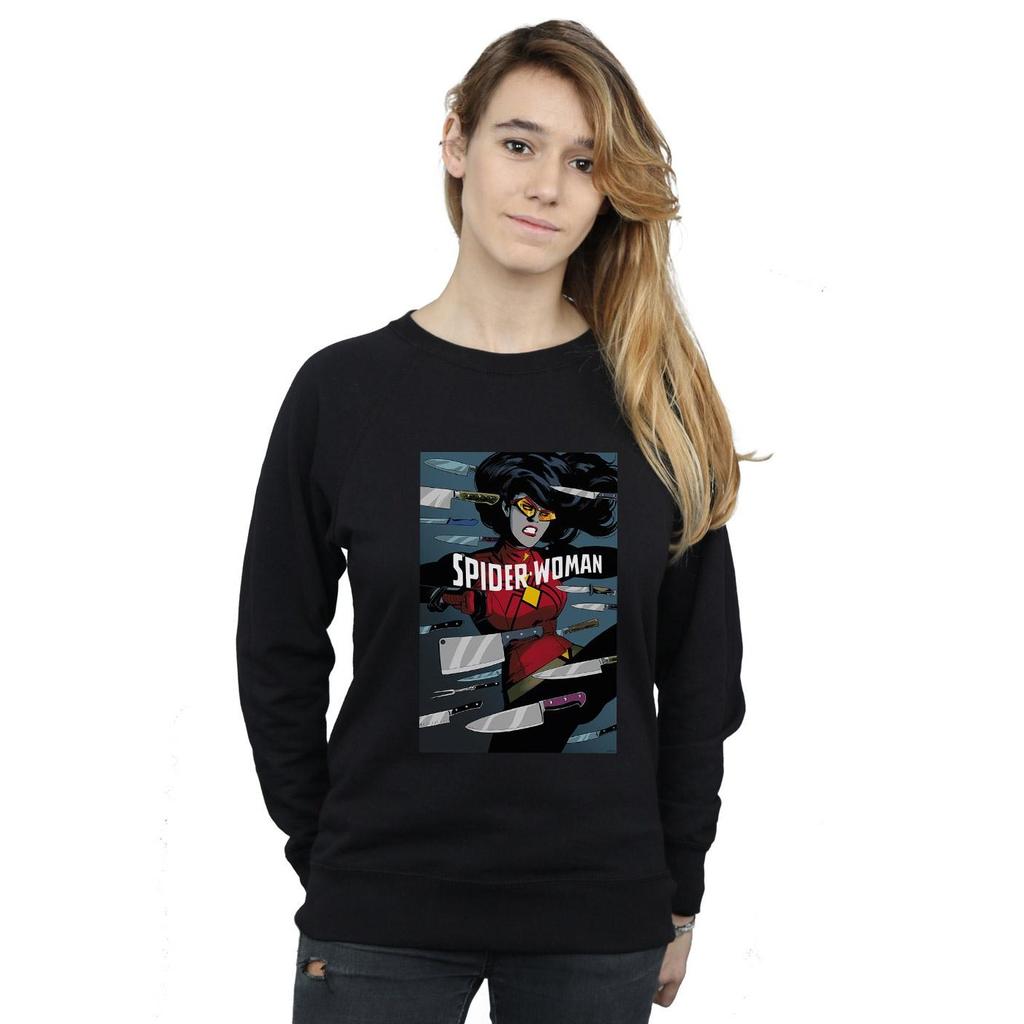 Marvel Womens/Ladies Spider-Woman Cover Sweatshirt