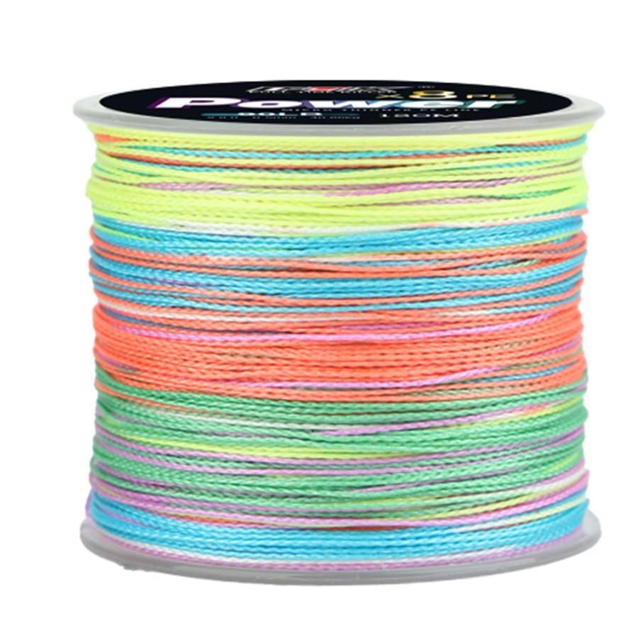 FTK 120 м PE плетеная леска 8-100 фунтов 0,1-0,4 мм 4-х прядная мультифиламентная леска PE