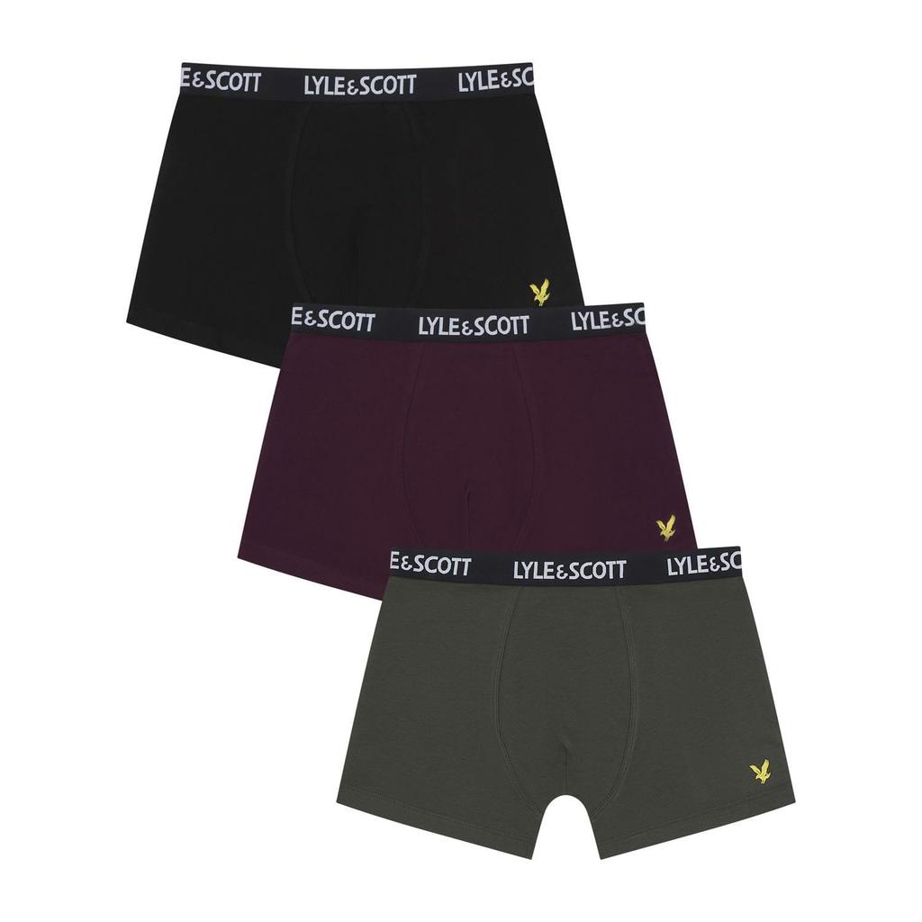 Lyle & Scott Boys Core Boxer Shorts (Pack of 3)