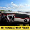 Car Accessories For Chevrolet Sonic Aveo 2016 2017 2018 2019 2020 Dashboard Cover Avoid Light Pad Sun Shade Anti-UV Carpets Mats
