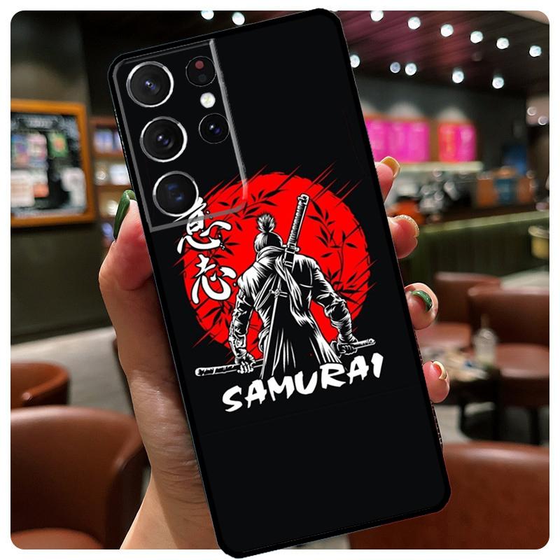 Чехол для телефона с изображением Самурая Японии для Samsung Galaxy S25 Ultra S21 S22 S23 S24 Ultra S9 S10 Plus S24 S25 FE