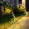 Solar Watering Can Lights Waterproof Garden Hanging Fairy Lamp Outdoor Retro Metal Kettle String Lights Patio Decoration