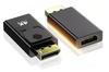 Адаптер преобразования DisplayPort в HDMI Разъем преобразования DP HDMI Совместимость с 4K Адаптер преобразования DP в HDMI DisplayPort Male в HDMI Female 1