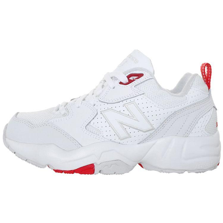 New Balance 708 Женские Белые Красные Низкие Повседневные Беговые Кроссовки WX708EC