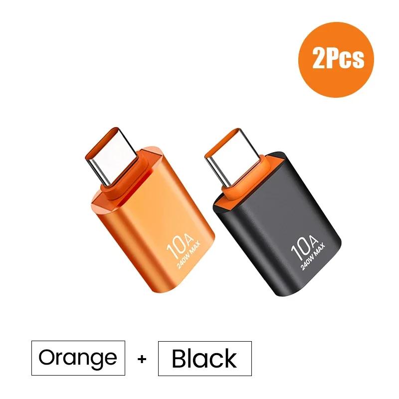 10A USB 3.0 Type C адаптер TypeC Female to USB Male конвертер Быстрая зарядка Передача данных для Macbook Xiaomi Samsung OTG разъем