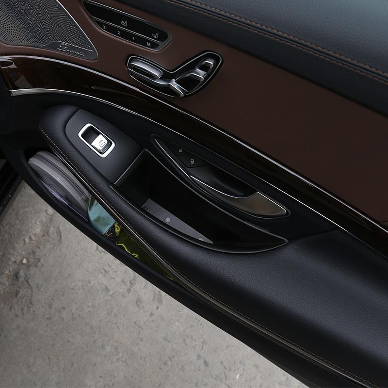 LHD For Mercedes Benz W222 S-Class S300 S320 S350 S400 Car Accessories Car Front Door Storage Box Container Holder Tray