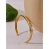Yhpup Delicate Inlaid Cubic Zirconia Stainless Steel Star Metal Cuff Open Bracelet Bangle 18K PVD Plated Charm Jewelry Gift