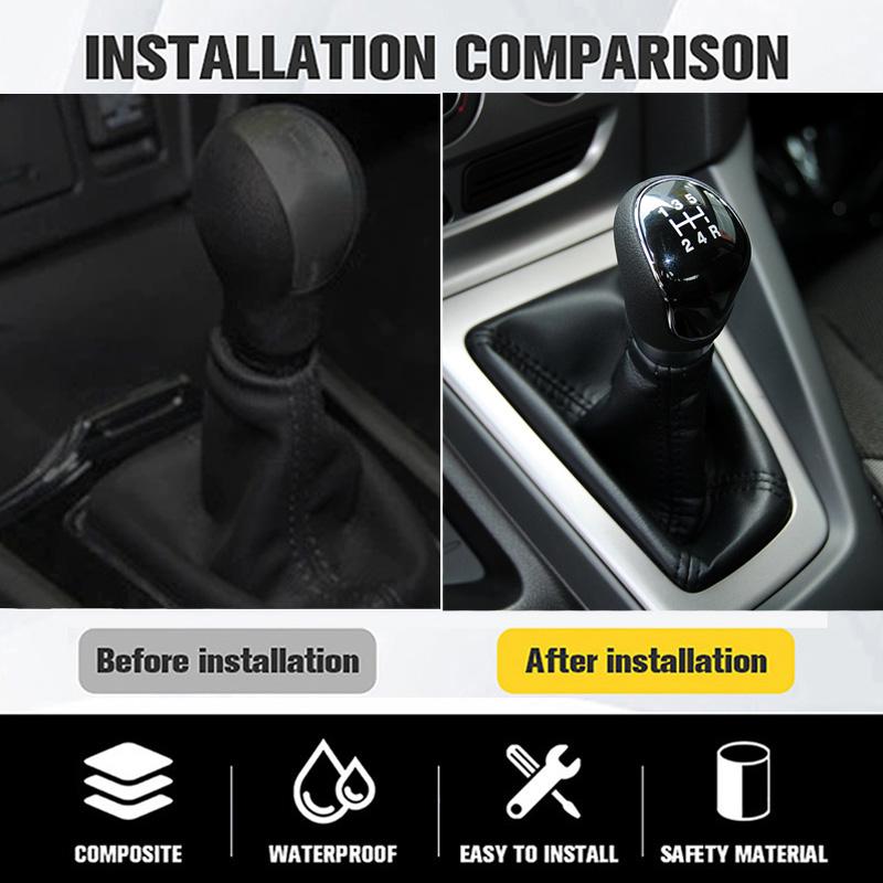 6-ступенчатая ручка переключения передач, механическая коробка передач, головка переключения передач для FORD Mondeo Mk4 S-Max C-Max Focus Mk2 Kuga, кожа