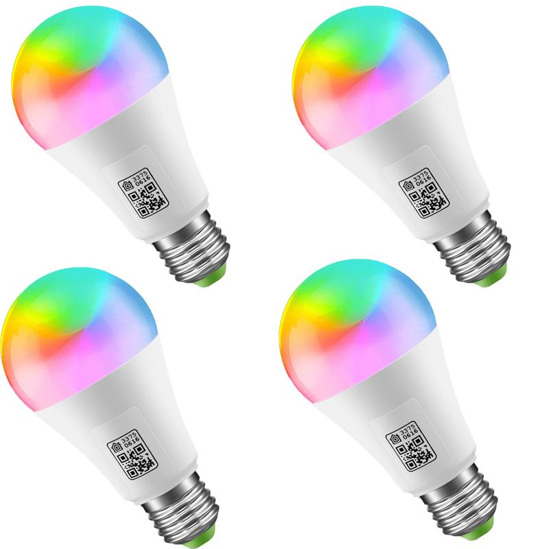 Homekit WIFI LED Smart Lamp 9W RGB RGBW Dimmable Siri Voice Control Smart Home Bulb Work With Alexa Google Assistant