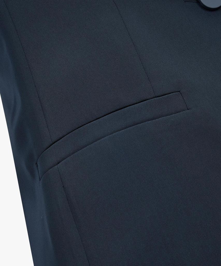 Armani Exchange Women'S Notched Lapel Poly Single Jacket _Navy_A425110510