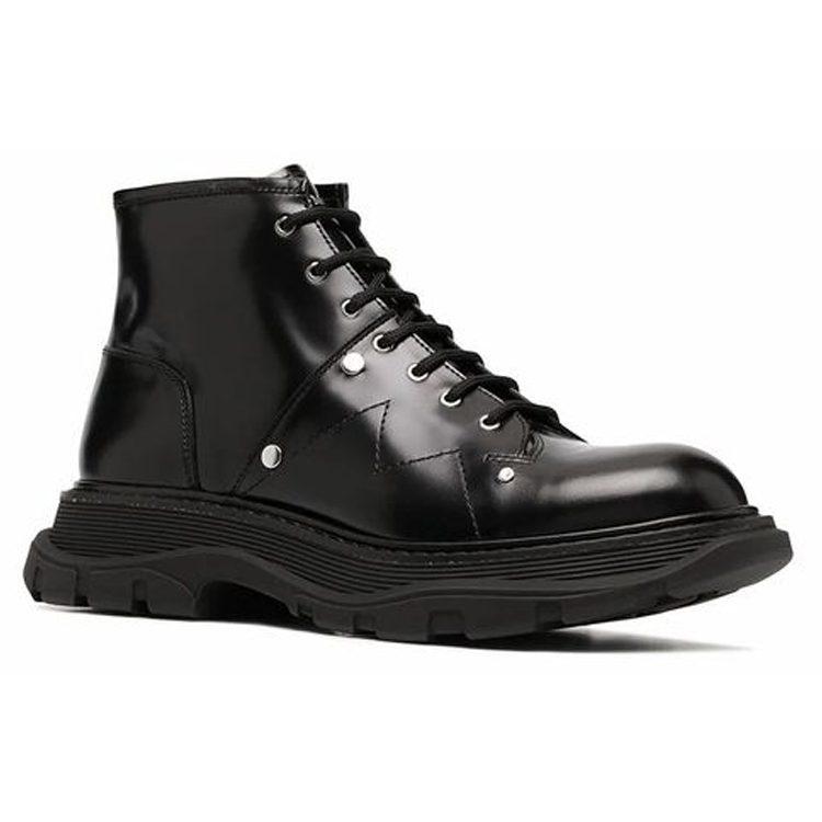 Alexander Mcqueen Ботинки на толстой подошве 'Черный' 604253WHZ801000