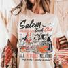 Графическая футболка Salem Book Club – Винтажная футболка с witches на Хэллоуин – Унисекс  ГОРЯЧИЙ ТОВАР Унисекс Футболка