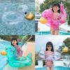 Transparent Duck Inflatable Swimming Ring for Pool Adult Baby Float Swim Circle Pool Toys Beach Party Supply