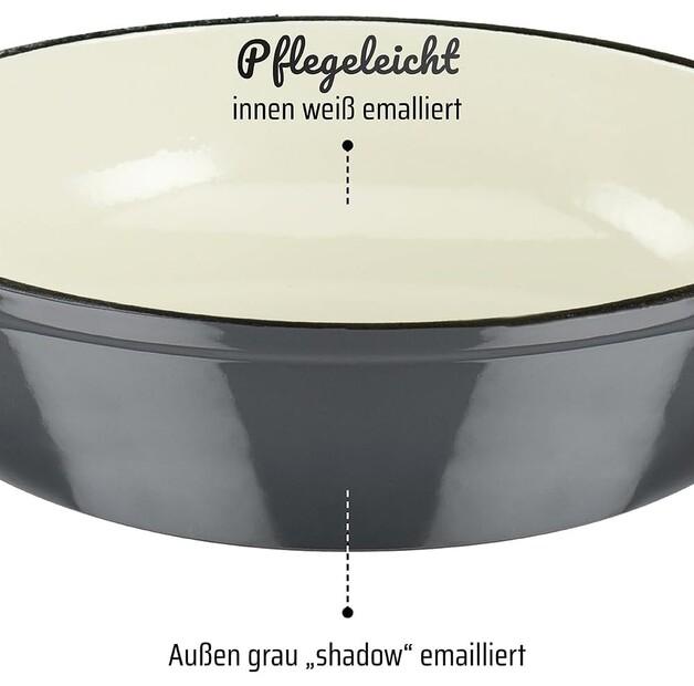 Кастрюля GSW Shadow серая 30 см 4,5 л (716321)