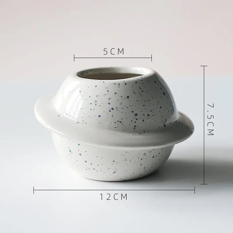Plant Pot Planet Ceramic Flower Pot Groot Vase Cachepot for Flowers  Home Decorations Balcony Orchard and Garden Desktop Decor