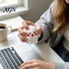 Hand Squeeze Stress Ball Cartoon Steamed Bun Toy with Steamer, Relief Dough Exercise Sensory Fidget Toy, Anti-Anxiety Steamer
