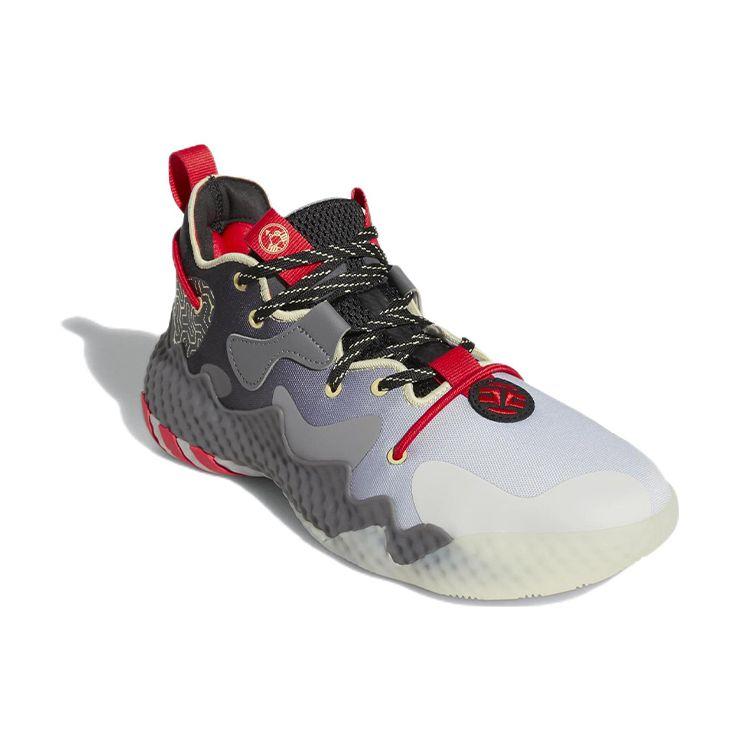 Adidas Харден Вол. 6 Tang Dynasty - Мужские кроссовки Ode To Gallantry Black Core-Black Vivid-Red FZ6007