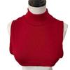 Women Soft Modal Fake Collar Turtleneck Solid Color Muslim Hijab Extensions Mock Neck Cover Blouse Sweater Detachable Collars