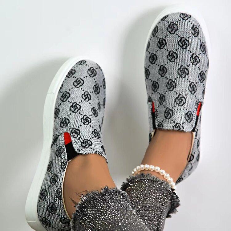 Женская повседневная обувь Удобная дышащая Модная для девочек Женские кроссовки Кожаная платформа Женская вулканизированная обувь Женская обувь