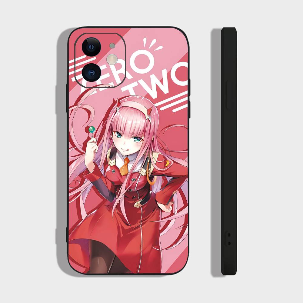 Аниме Девушка Ноль Два Для iPhone 17 Air 16 Pro Max 15 14 13 Чехол на все устройство Защита от ударов MagSafe Чехол