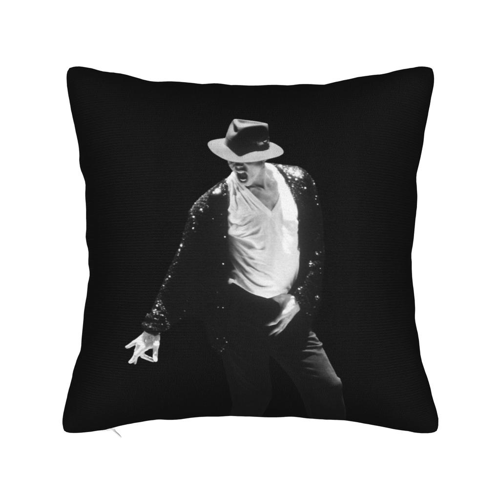 Mj Король Поп Квадратная Наволочка Полиэстер Декоративная Подушка Чехол для Подушки Домашний Декор