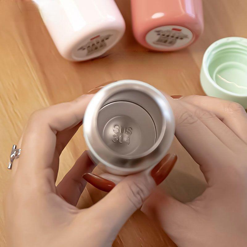 Термос-чашка Intelligent 300 мл, термосы, портативная термос-чашка из нержавеющей стали, бутылка для воды, кружка для чая, офисный термос-чашка