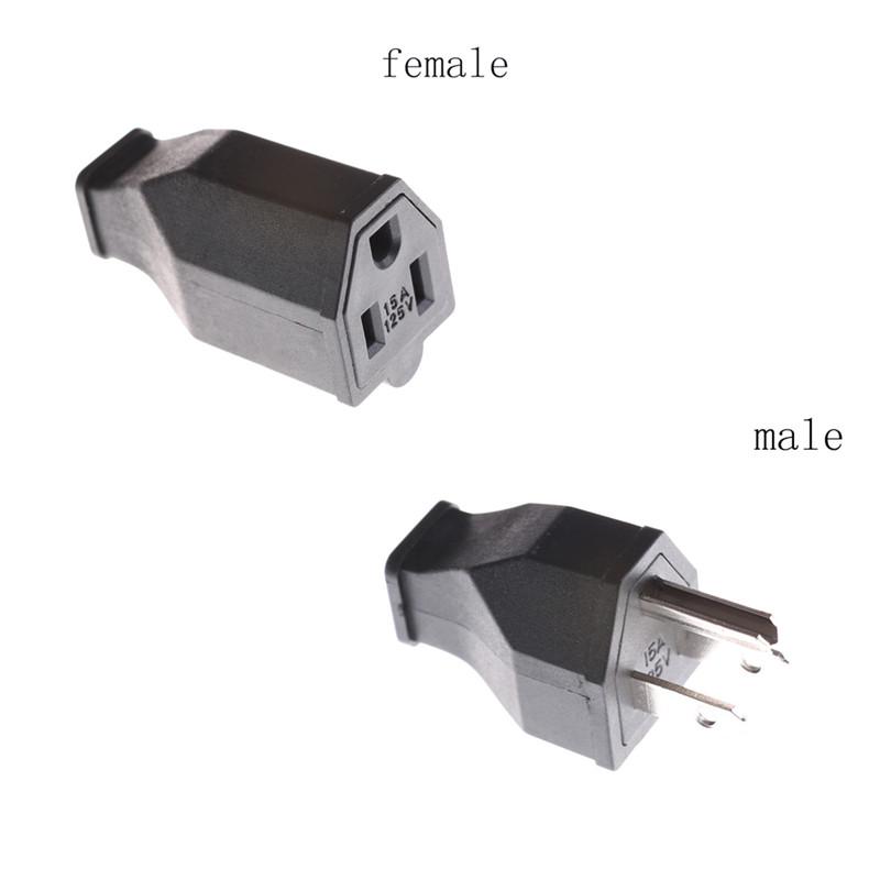 AC 125V 15A 3-контактный разъем шнура питания Us Plug Converter Высокая производительность