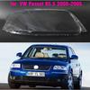 1 шт. Галогенная крышка линзы передней фары для VW Passat B5.5 2000 2001 2002 2003 2004 2005 Автомобильные крышки абажуров Прозрачные