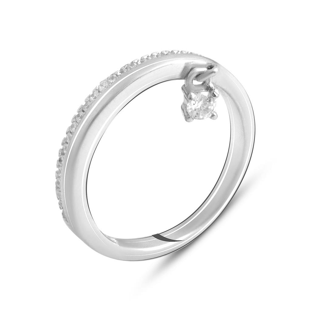 Серебряное кольцо с фианитами (2138563)