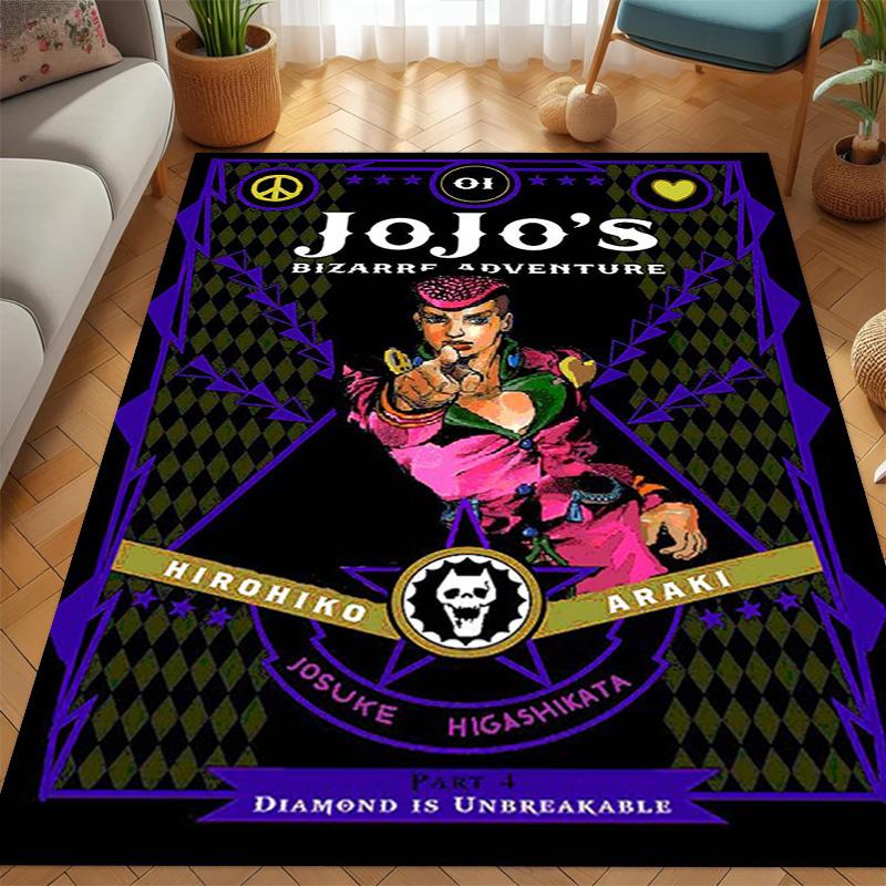 JoJo's Bizarre Adventure: Stardust Crusaders carpet Suitable for all seasons Home Decor Fashion Room Office chair cushion
