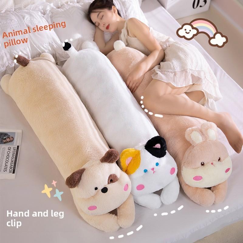 Rabbit Cat Dog Plush Toy Stuffed Animal Pillow With Pp Cotton Filling Comfort