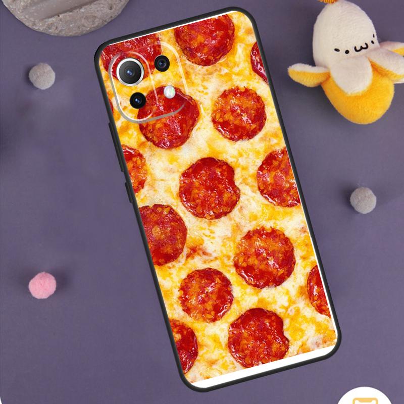 Чехол Pizza Food Bacon Cheese для Xiaomi 15 14 13 Ultra 13T 14T 15T 17 Pro Max POCO X3 X5 X6 X7 F5 F6 F7 F8 Pro