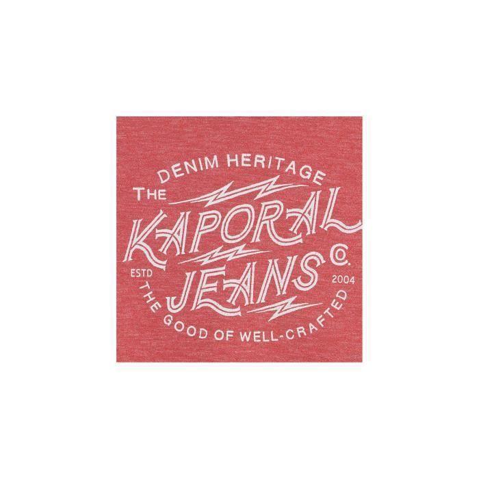 T-Shirt Garçon - Kaporal - Again - Rouge - Taille 12 Ans - Manches Courtes