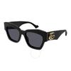 Grey Cat Eye Ladies Sunglasses Gg1422s 001 55