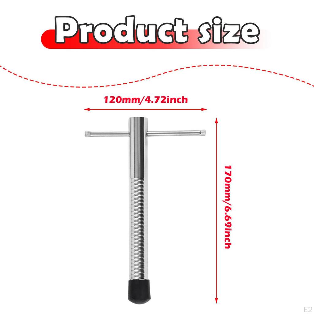 Якорь для палатки для подледной рыбалки, Колышек для палатки, Сверхпрочный, Нержавеющая сталь Прочное резьбовое снаряжение