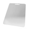 Ti Metal Cutting Board Thickened Chopping Board for Vegetables Fruits Bread Dough Kitchen Cooking